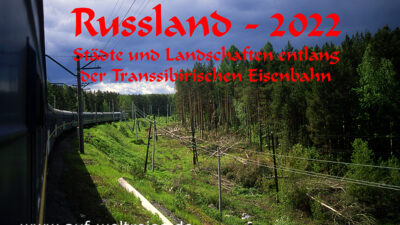 Wandkalender – Russland 2022 Transsibirische Eisenbahn